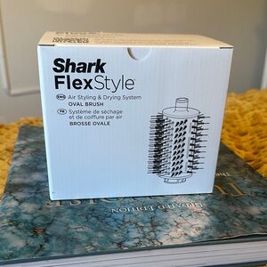 Shark FlexStyle Oval Brush Hair Accessory - Stone